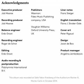 SACD Orchestre Philharmonique De Monte-Carlo: Fantasies, Rhapsodies & Daydreams