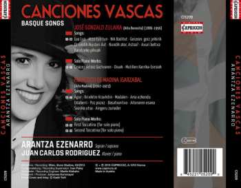 CD Juan Carlos Rodríguez: Canciones Vascas (Basque Songs)