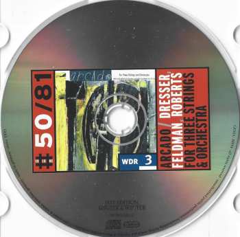CD WDR Rundfunkorchester Köln: For Three Strings & Orchestra