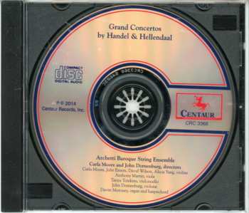CD Archetti Baroque String Ensemble: Grand Concertos By Handel & Hellendaal