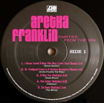 6LP/Box Set Aretha Franklin: Atlantic Records 1960s Collection