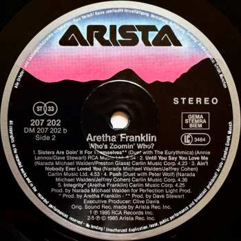 LP Aretha Franklin: Who's Zoomin' Who?