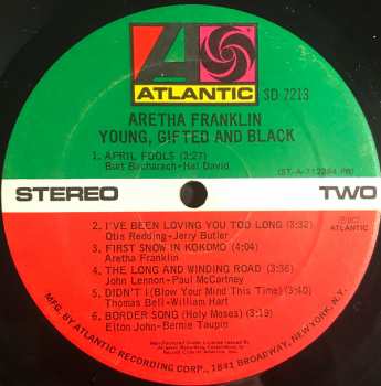 LP Aretha Franklin: Young, Gifted And Black