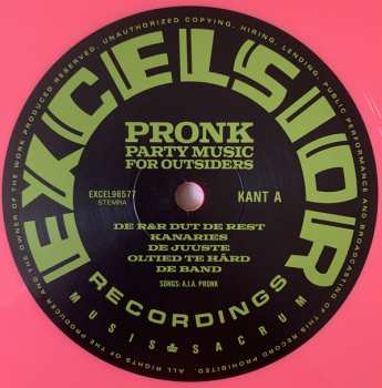 LP/CD Arjan Pronk: Party Music For Outsiders CLR