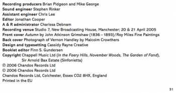 CD Vernon Handley: Tone Poems