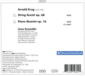 CD Linos Ensemble: String Sextet · Piano Quartet