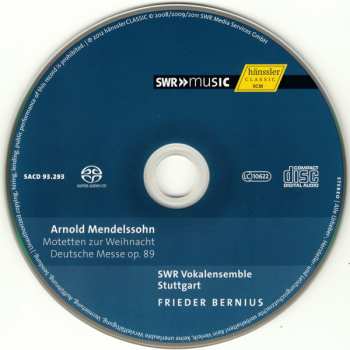 SACD Frieder Bernius: Motetten Zur Weihnacht · Deutsche Messe Op. 89