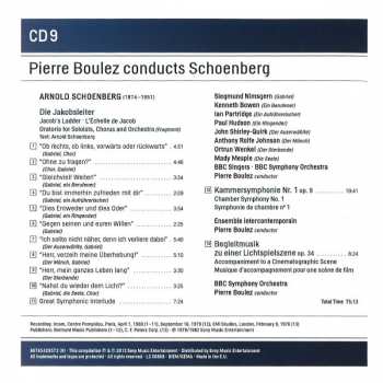 11CD/Box Set Arnold Schoenberg: Pierre Boulez conducts Schoenberg