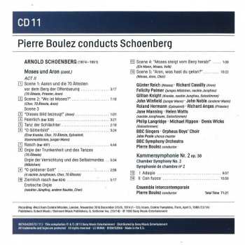 11CD/Box Set Arnold Schoenberg: Pierre Boulez conducts Schoenberg