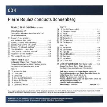 11CD/Box Set Arnold Schoenberg: Pierre Boulez conducts Schoenberg
