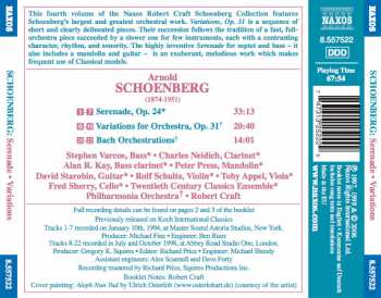 CD Philharmonia Orchestra: Serenade • Variations, Op. 31 / Bach Orchestrations