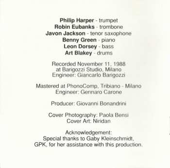 CD Art Blakey & The Jazz Messengers: I Get A Kick Out Of Bu