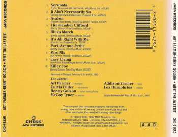 CD Art Farmer: Meet The Jazztet