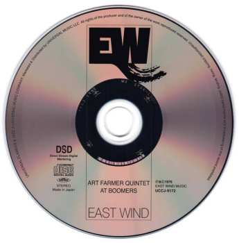 CD Art Farmer Quintet: At Boomers LTD