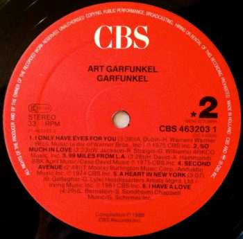 LP Art Garfunkel: Garfunkel