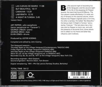 CD Art Pepper: Friday Night At The Village Vanguard