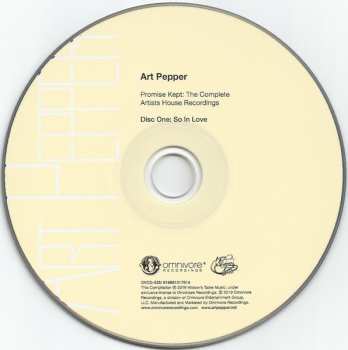 5CD/Box Set Art Pepper: Promise Kept: The Complete Artists House Recordings