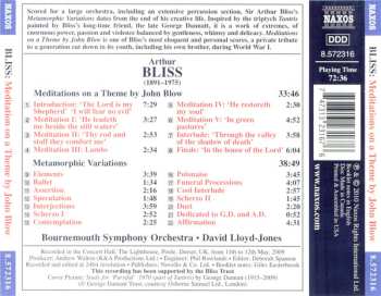 CD Arthur Bliss: Meditations on a Theme of John Blow