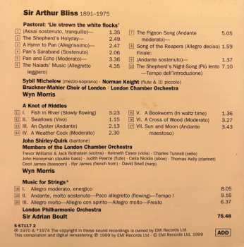 CD Sir Adrian Boult: Pastoral. A Knot Of Riddles. Music For Strings