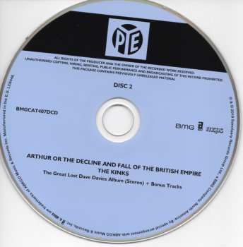 2CD The Kinks: Arthur Or The Decline And Fall Of The British Empire DLX