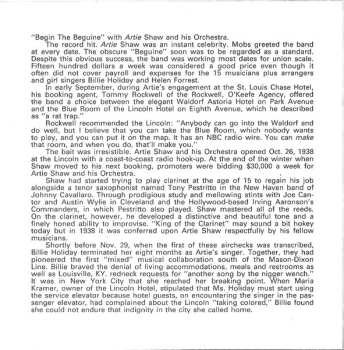 CD Artie Shaw And His Orchestra: The Uncollected Artie Shaw, Vol. 1, 1938