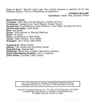 CD Artie Shaw And His Orchestra: The Uncollected Artie Shaw, Vol. 1, 1938