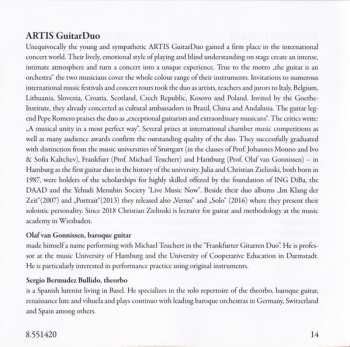 CD Artis GuitarDuo: Baroque Masterpieces
