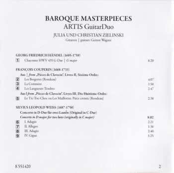 CD Artis GuitarDuo: Baroque Masterpieces