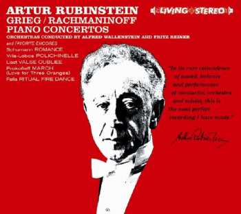 CD Arthur Rubinstein: Grieg, Rachmaninoff And Favorite Encores