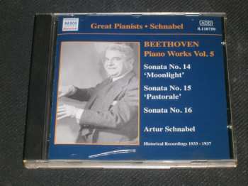 Album Ludwig van Beethoven: Beethoven Piano Works Vol. 5: Sonata No. 14 'Moonlight', Sonata No. 15 'Pastorale', Sonata No. 16