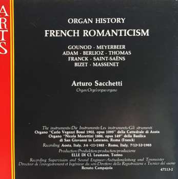 CD Arturo Sacchetti: French Romanticism