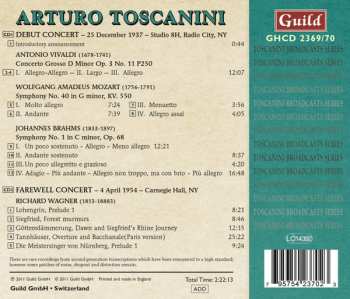 2CD Arturo Toscanini: Christmas Day Concert / Farewell Concert