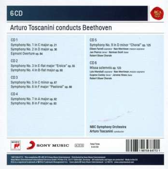 6CD/Box Set Arturo Toscanini: Arturo Toscanini conducts Beethoven