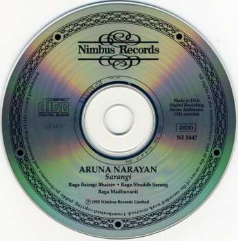 CD Aruna Narayan Kalle: Raga Bairagi Bhairav, Raga Shuddh Sarang, Raga Madhuvanti