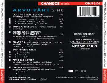 CD Arvo Pärt: Collage