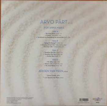 2LP Arvo Pärt: Für Anna Maria (Piano Music)