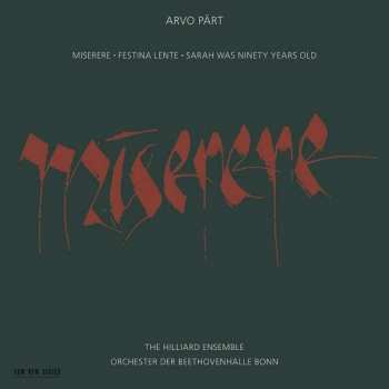 CD Arvo Pärt: Miserere