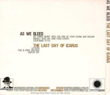 CD As We Bleed: As We Bleed / The Last Day Of Icarus