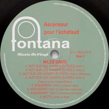 2LP Miles Davis: Ascenseur Pour L'Échafaud (Lift To The Scaffold) DLX