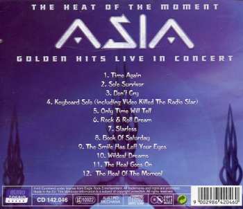 CD Asia: The Heat Of The Moment - Golden Hits Live In Concert