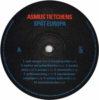 LP Asmus Tietchens: Spät-Europa