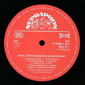 LP ASPM: Hotel Štístko Blues & Další Kousky