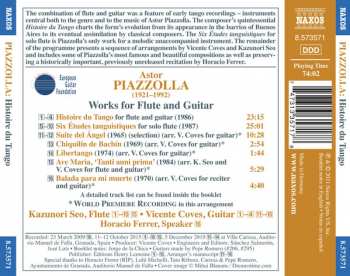 CD Astor Piazzolla: Histoire Du Tango