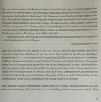 CD Asya Fateyeva: Saxophone