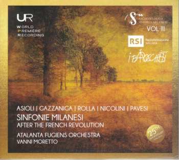 CD Atalanta Fugiens: Sinfonie Milanesi - After the French Revolution 