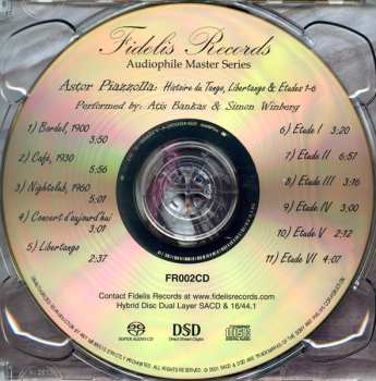 SACD Simon Wynberg: Astor Piazzolla - Histoire Du Tango / Libertango / Etudes