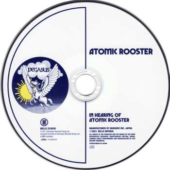 CD Atomic Rooster: In Hearing Of