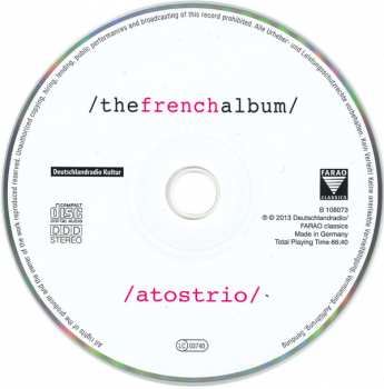 CD Atos Trio: The French Album