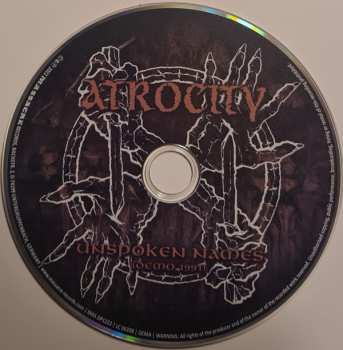 CD Atrocity: Unspoken Names (Demo 1991) LTD