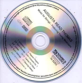 CD Augusta Read Thomas: Music For Strings - Featuring Young Musicians